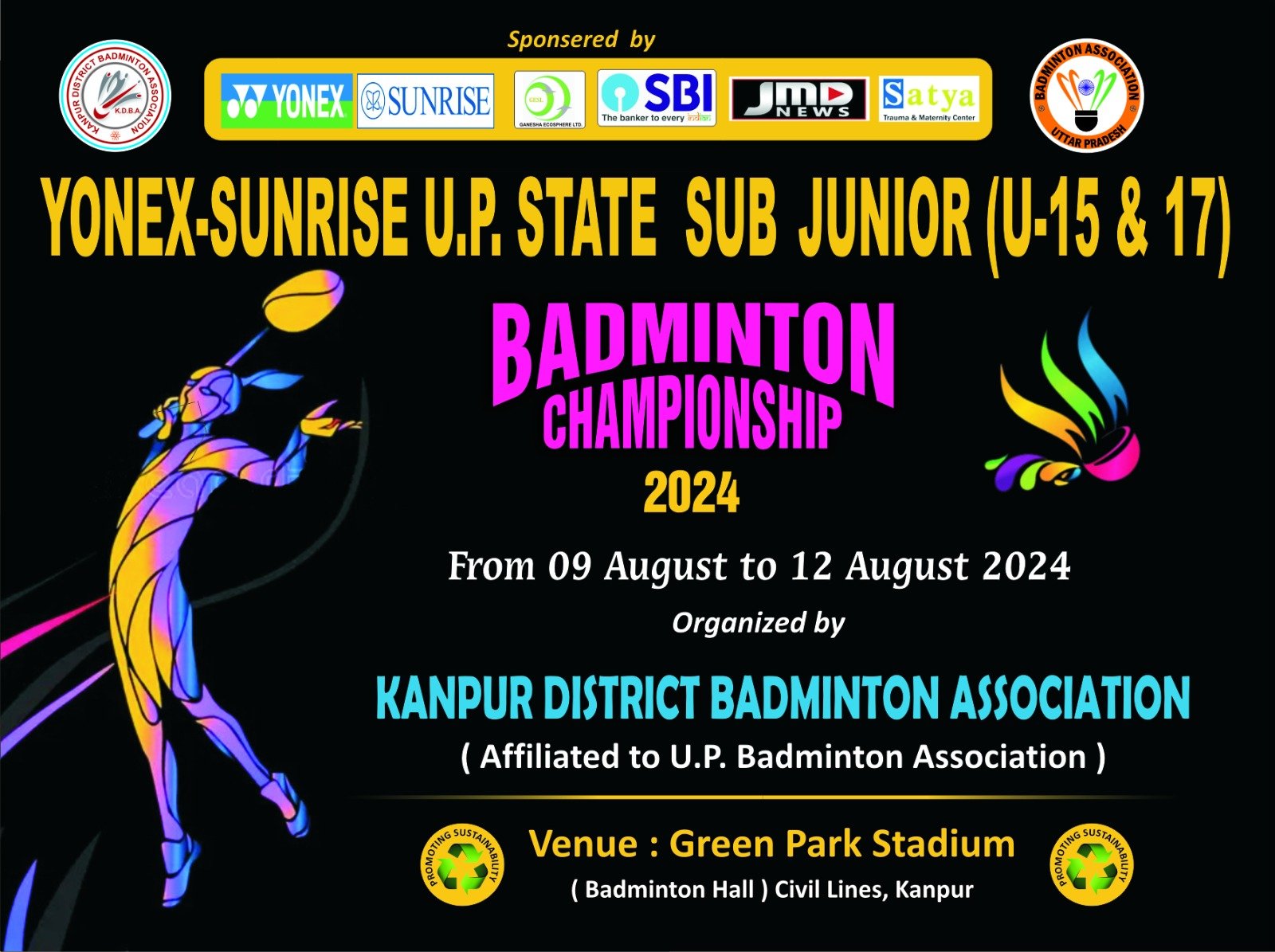 Read more about the article U.P. State Badminton Championship​ 2024